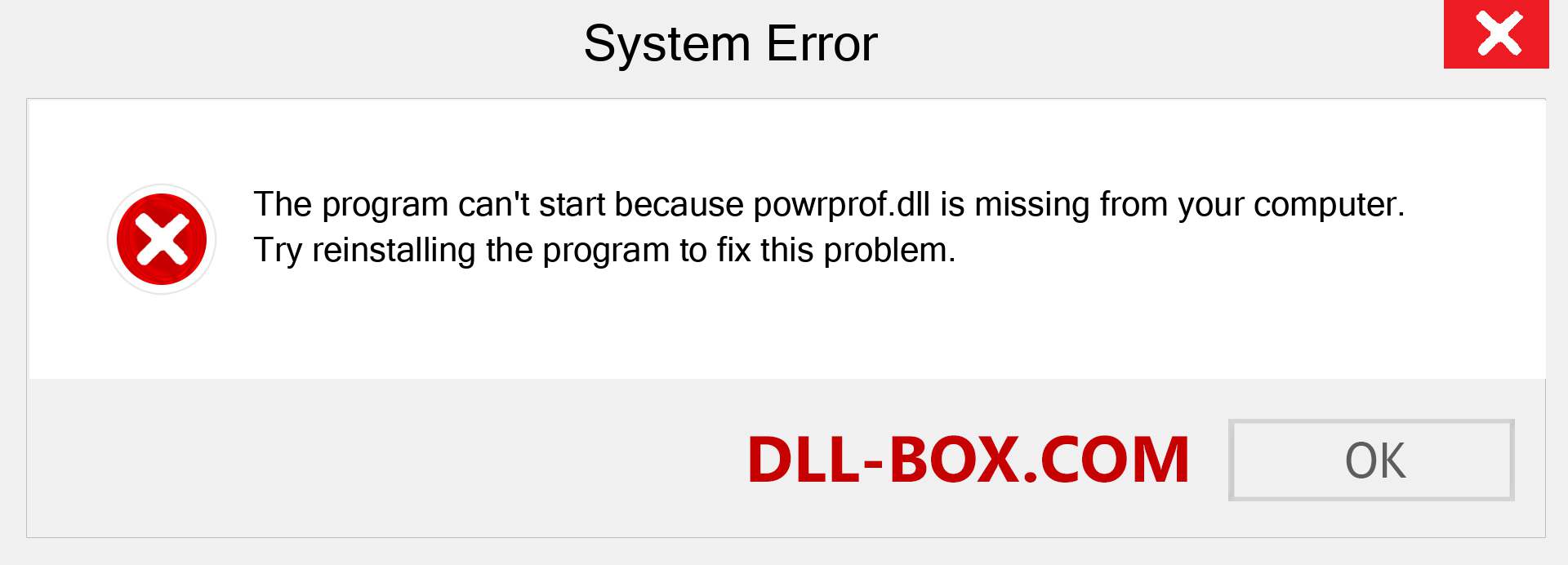  powrprof.dll file is missing?. Download for Windows 7, 8, 10 - Fix  powrprof dll Missing Error on Windows, photos, images