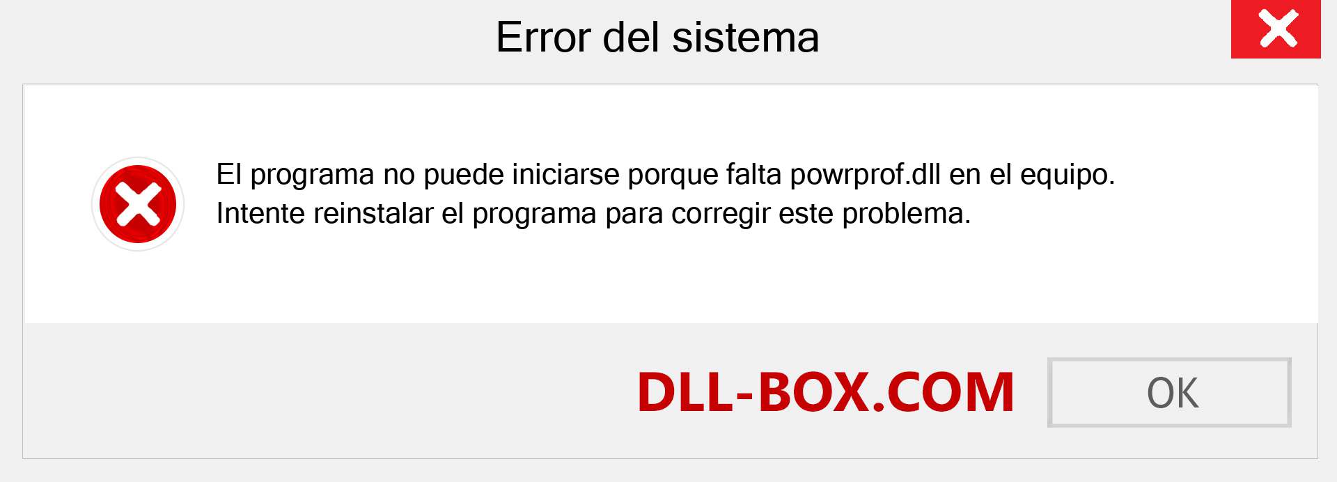 ¿Falta el archivo powrprof.dll ?. Descargar para Windows 7, 8, 10 - Corregir powrprof dll Missing Error en Windows, fotos, imágenes